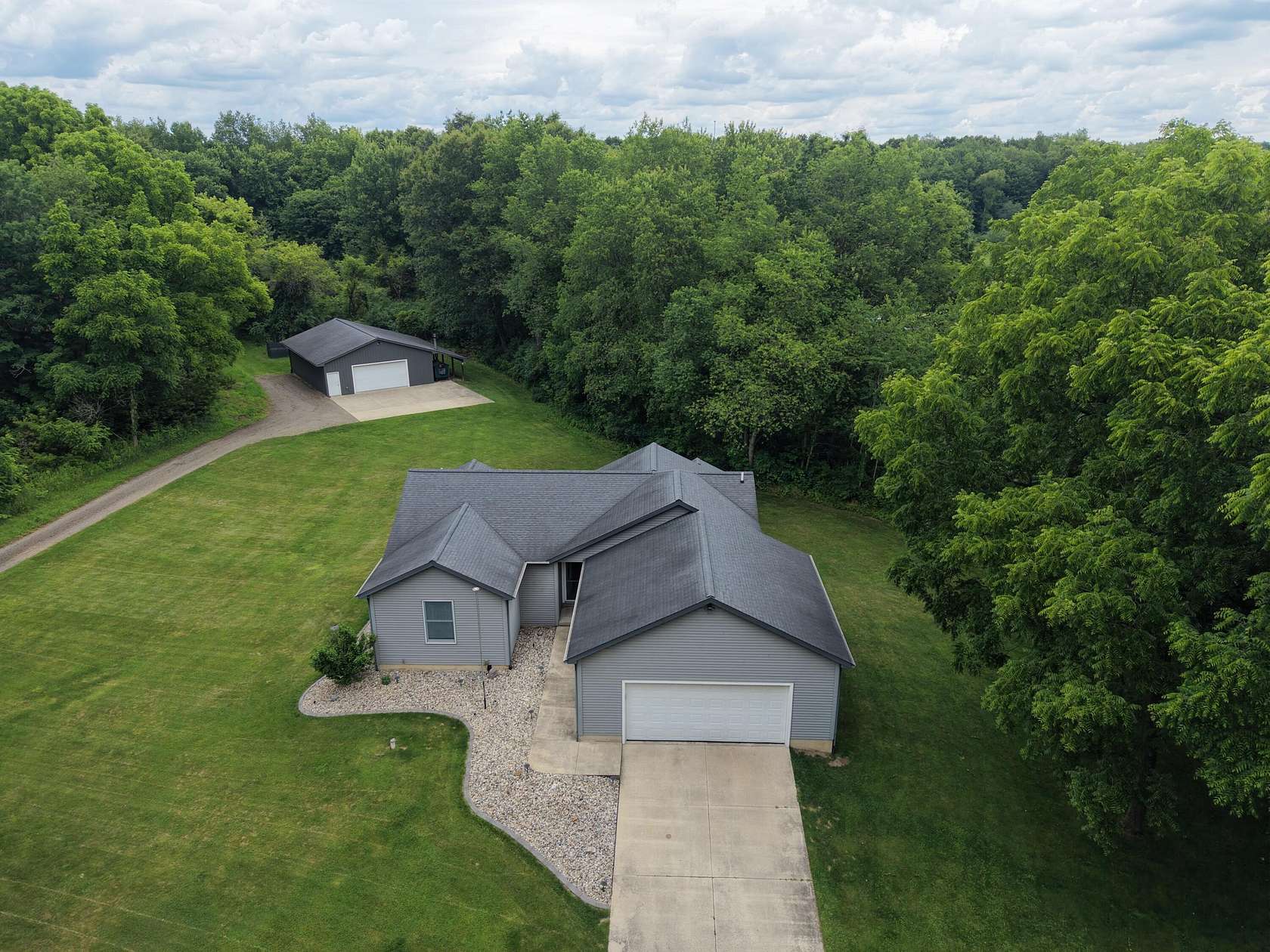 5.38 Acres of Land with Home for Sale in Jackson, Michigan