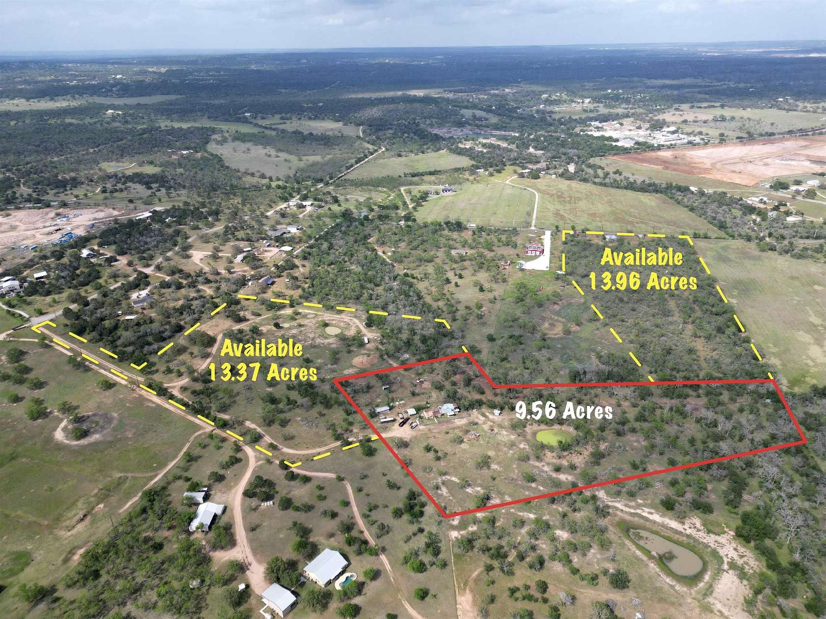 9.56 Acres of Land for Sale in Marble Falls, Texas