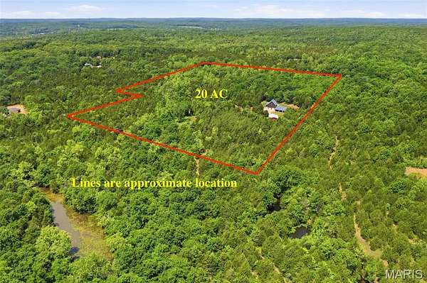 20 Acres of Land with Home for Sale in Cadet, Missouri