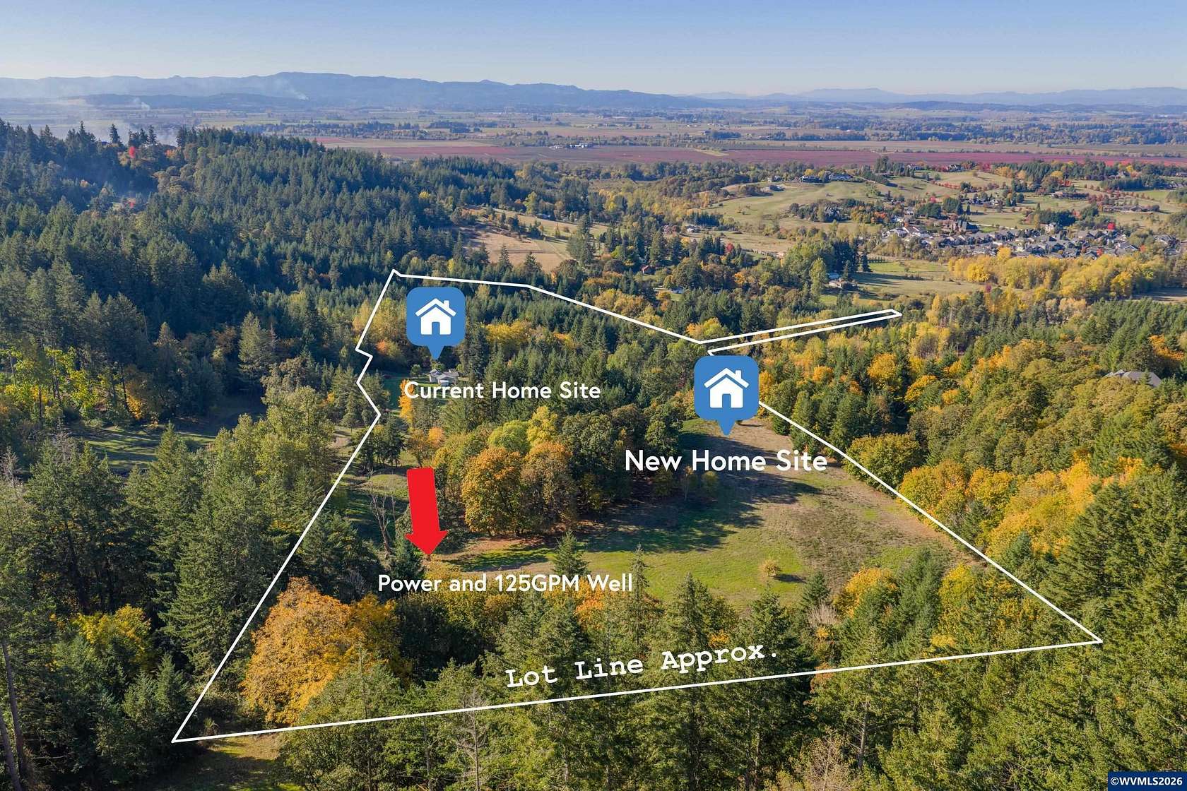 33.5 Acres of Land with Home for Sale in Salem, Oregon