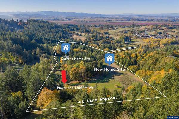 33.5 Acres of Land with Home for Sale in Salem, Oregon