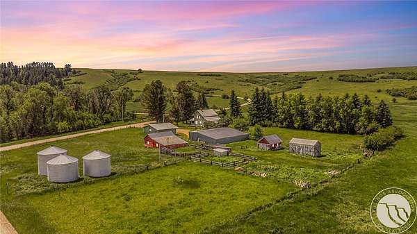 669 Acres of Land with Home for Sale in Lewistown, Montana