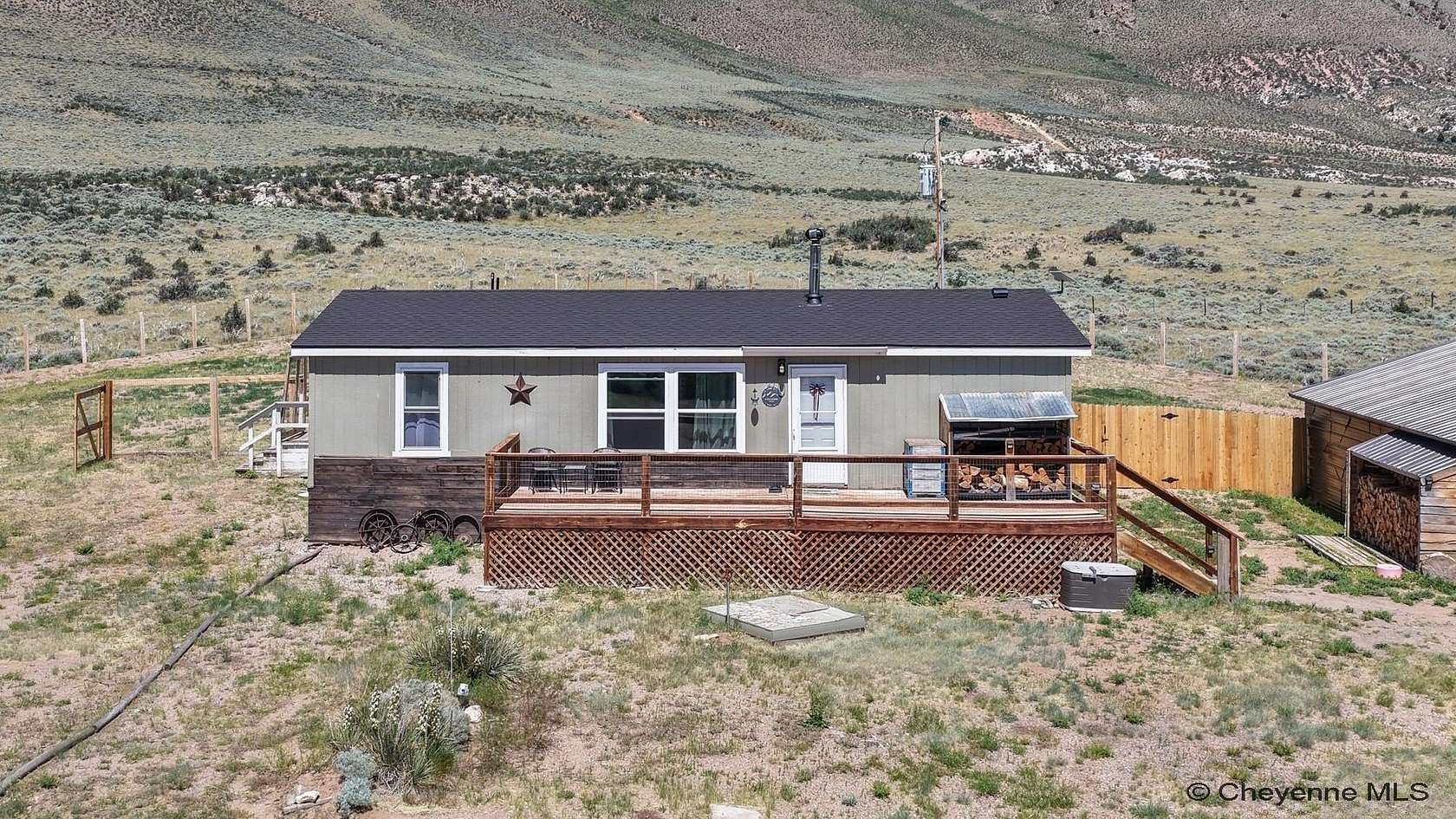 8.59 Acres of Land with Home for Sale in Laramie, Wyoming