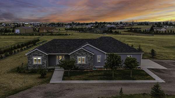 2.57 Acres of Land with Home for Sale in Cheyenne, Wyoming