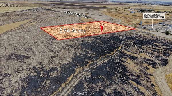 2.54 Acres of Land for Sale in Rosamond, California