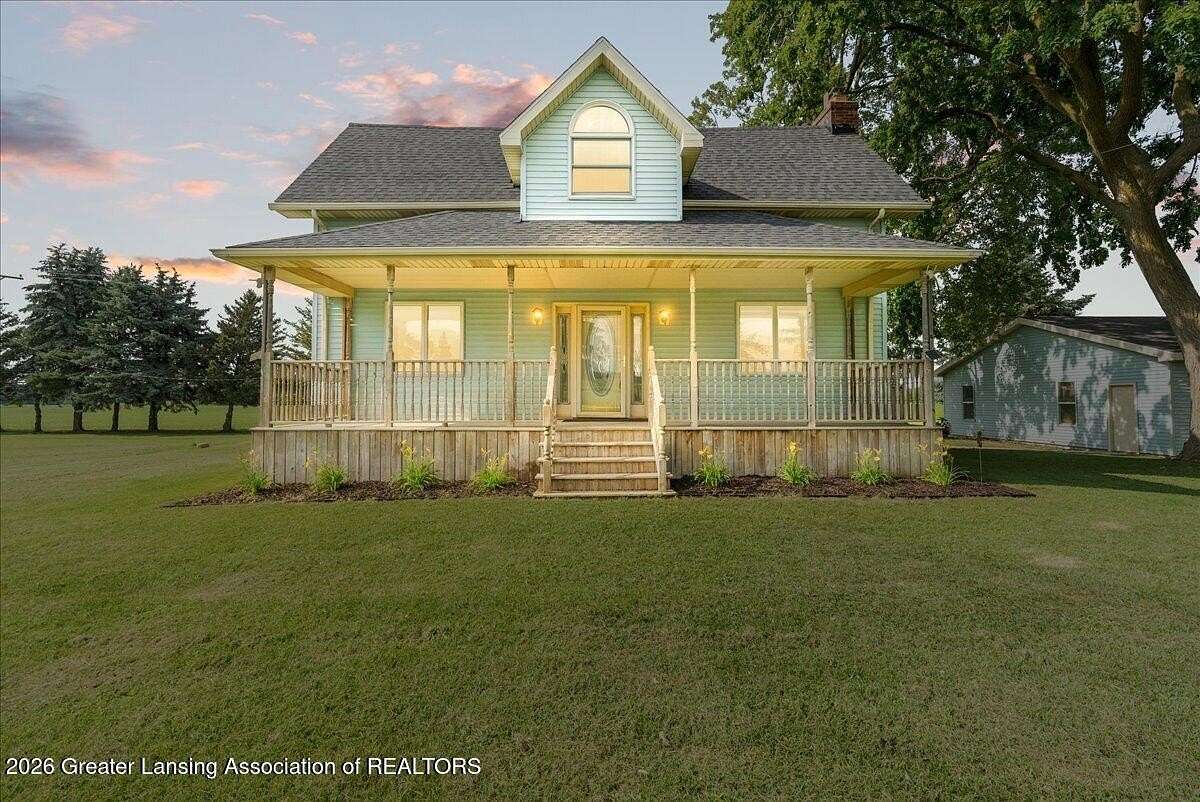 3.13 Acres of Land with Home for Sale in St. Johns, Michigan