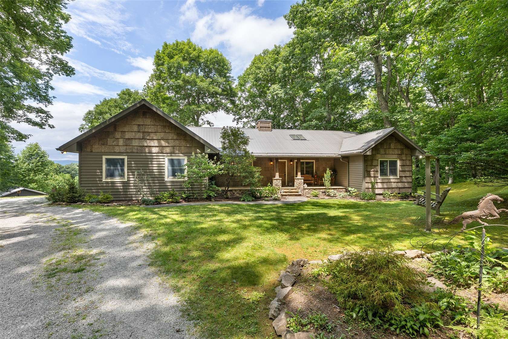 5.38 Acres of Land with Home for Sale in Glenville, North Carolina