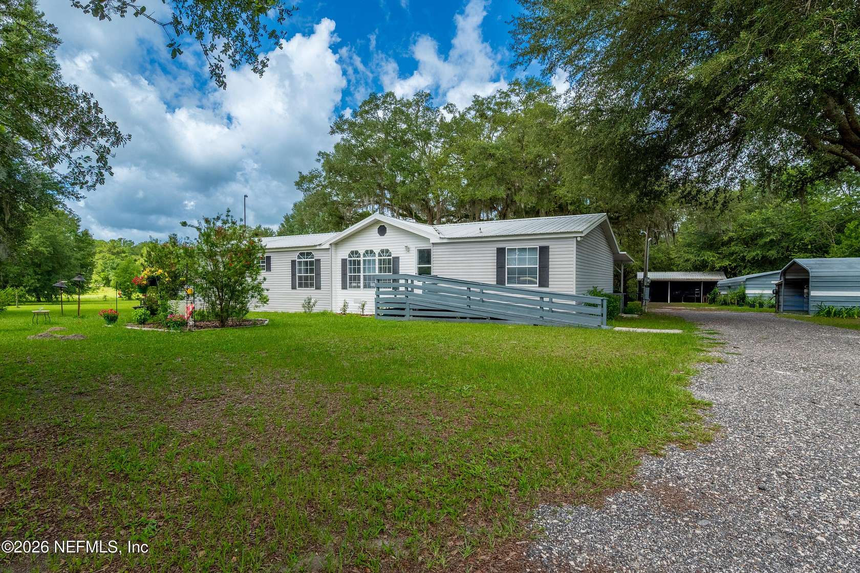5 Acres of Land with Home for Sale in Lake City, Florida