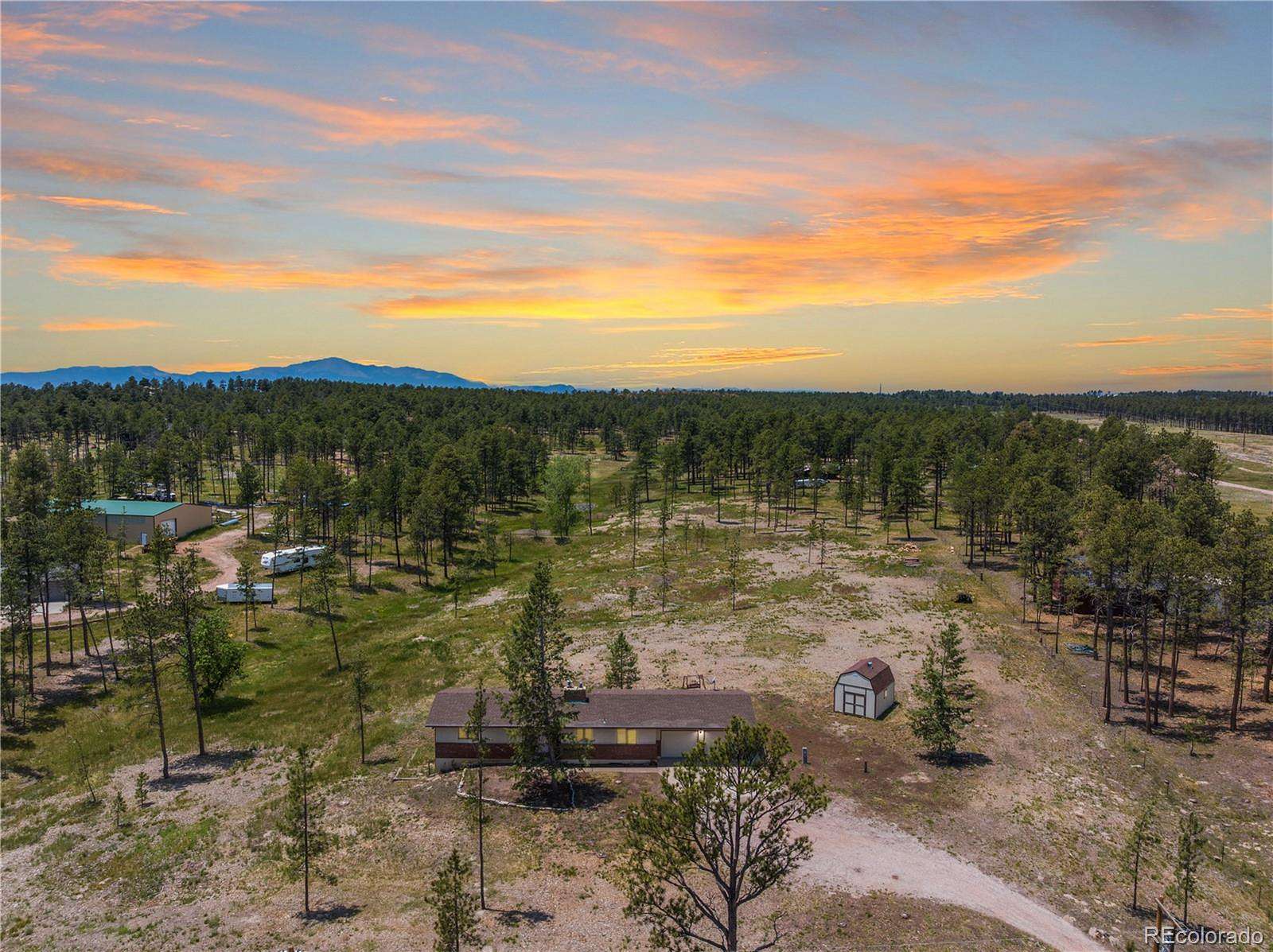 5 Acres of Land with Home for Sale in Colorado Springs, Colorado