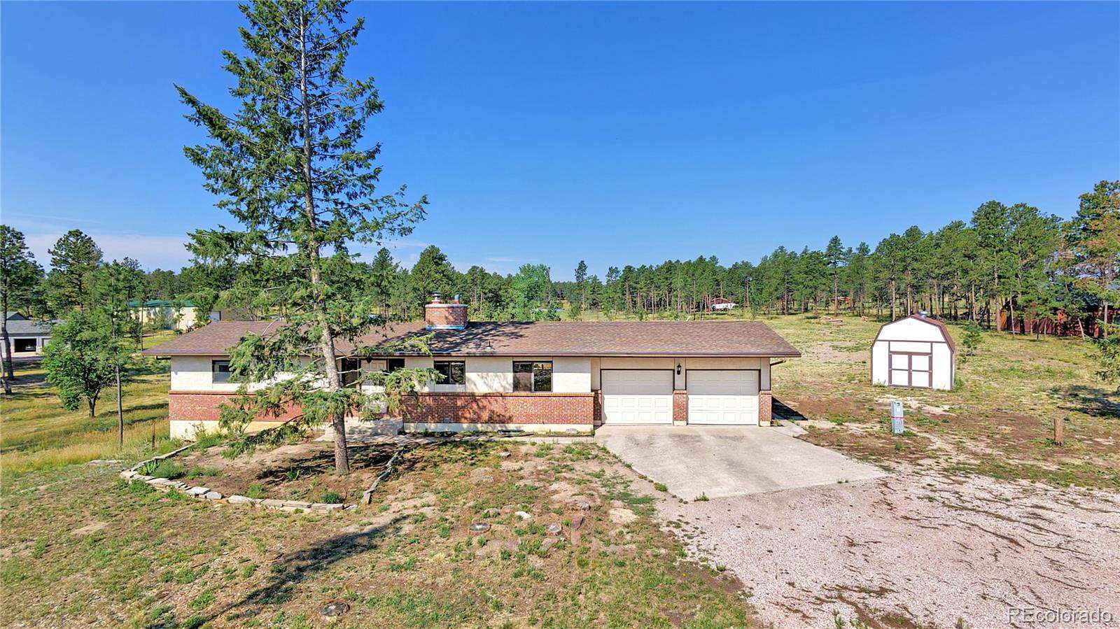 5 Acres of Land with Home for Sale in Colorado Springs, Colorado