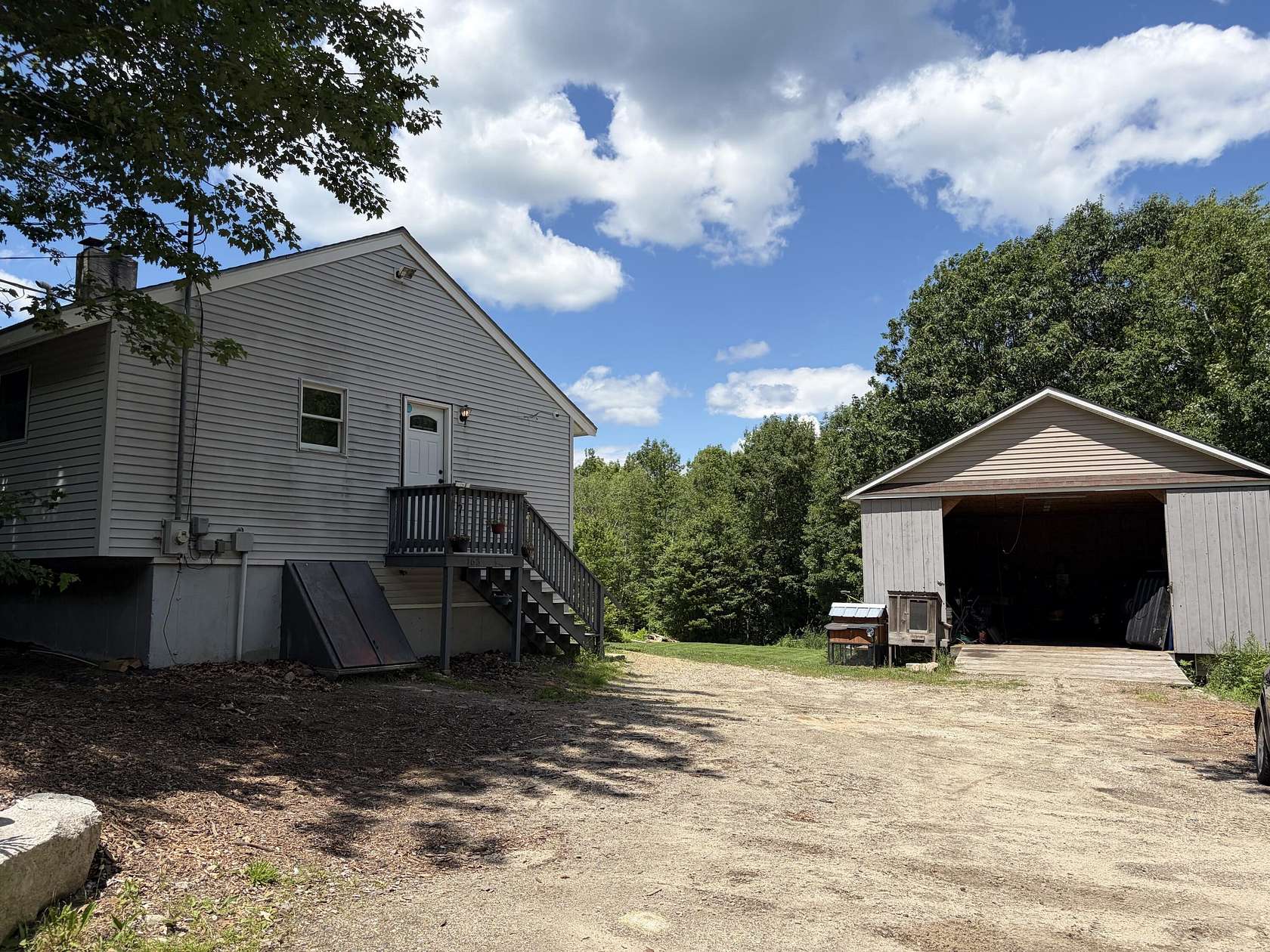 4 Acres of Land with Home for Sale in Bridgton, Maine