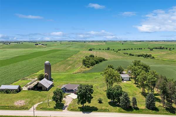 5.39 Acres of Land with Home for Sale in Brooklyn, Iowa