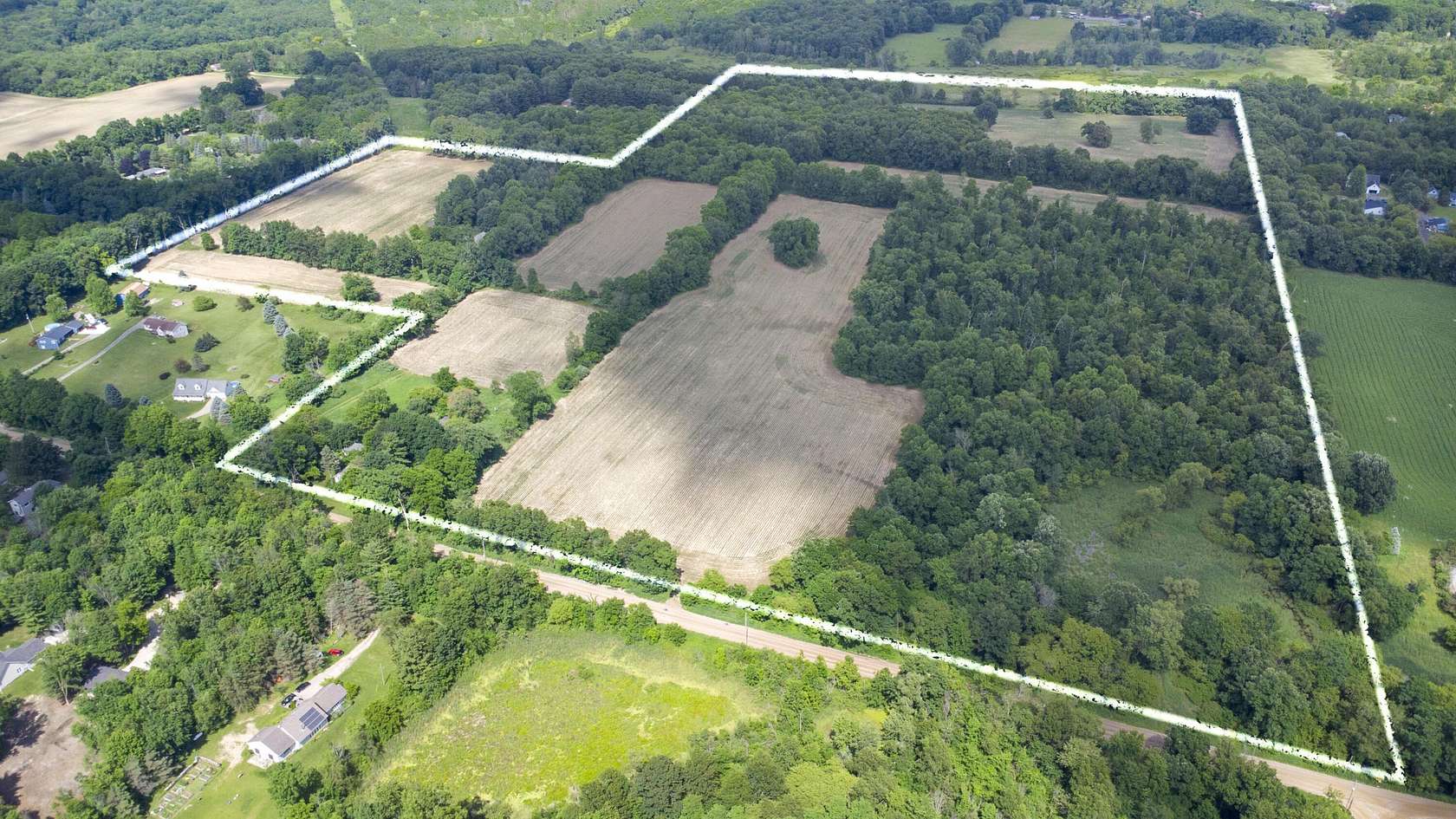 95.6 Acres of Land for Sale in Fenton, Michigan