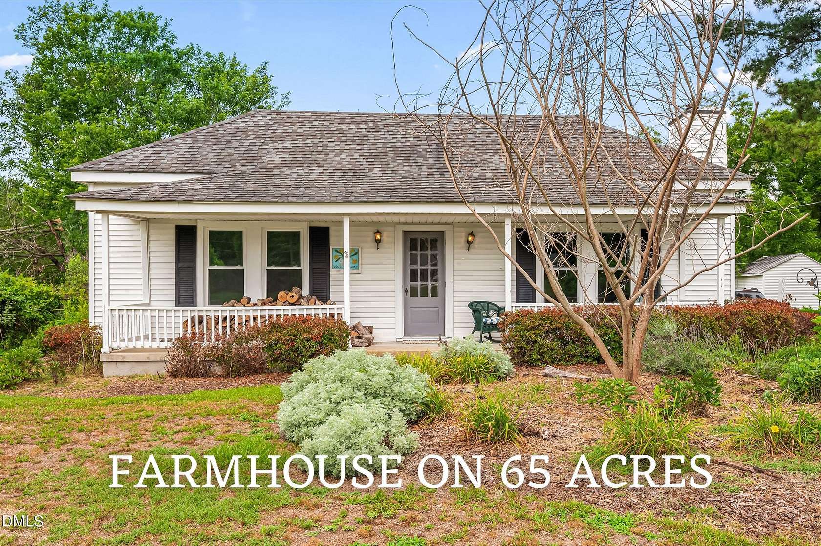 65.5 Acres of Land with Home for Sale in Rocky Mount, North Carolina