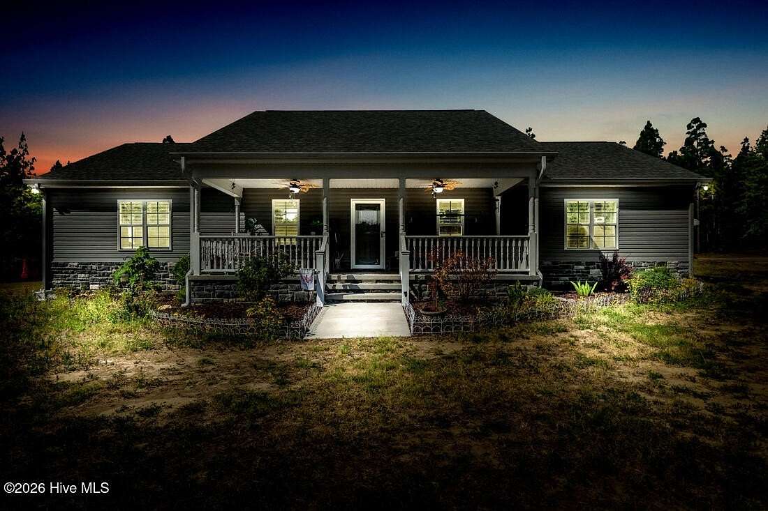 12.5 Acres of Land with Home for Sale in Carthage, North Carolina