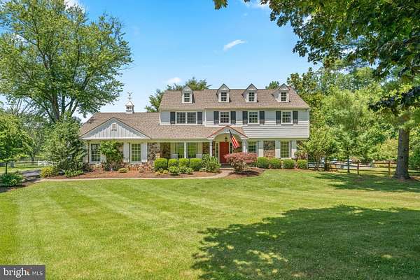 4 Acres of Land with Home for Sale in Malvern, Pennsylvania