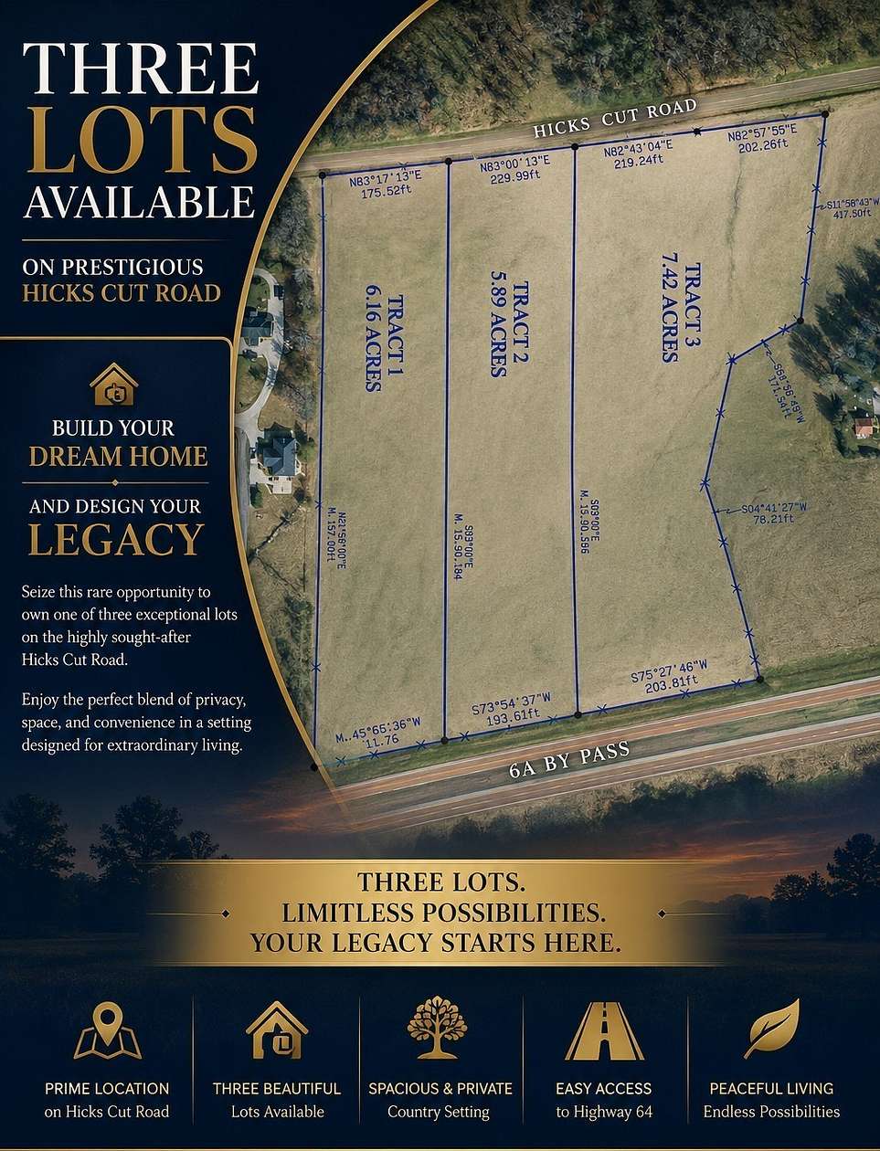 6.16 Acres of Residential Land for Sale in Pulaski, Tennessee