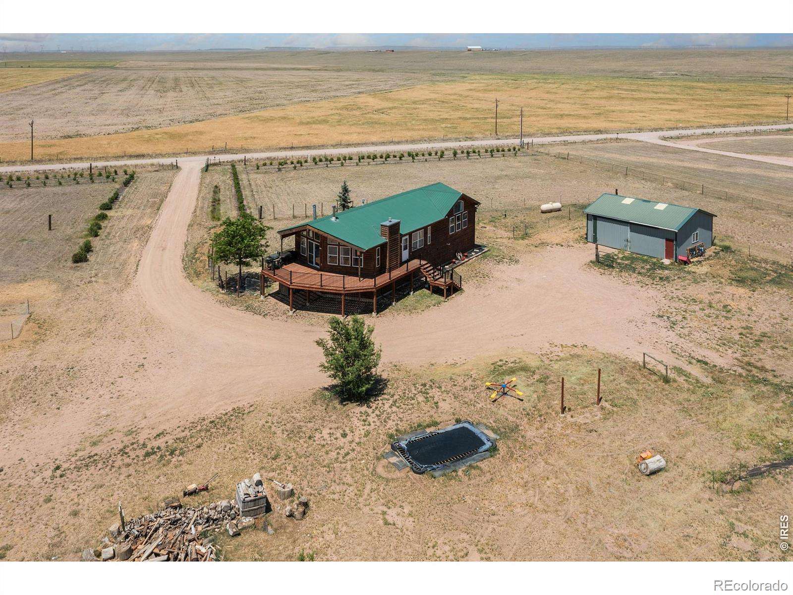 5.39 Acres of Land with Home for Sale in Carr, Colorado