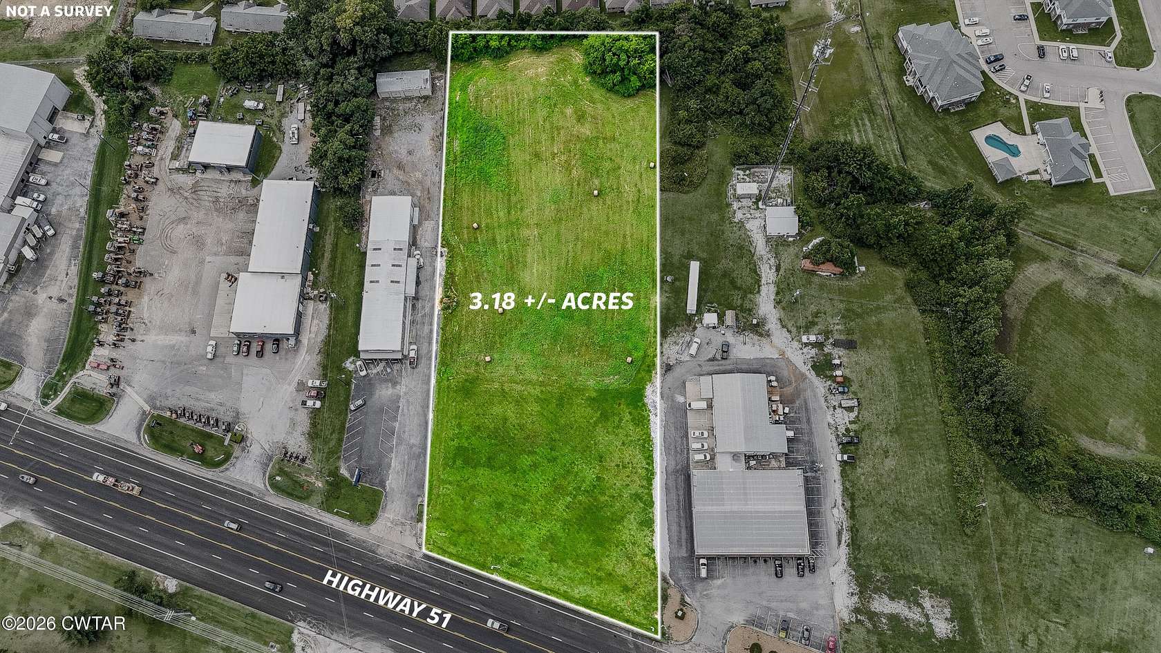 3.2 Acres of Commercial Land for Sale in Dyersburg, Tennessee