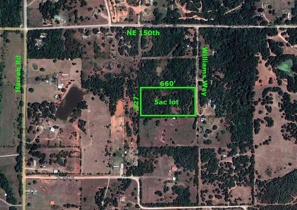 5 Acres of Residential Land for Sale in Luther, Oklahoma