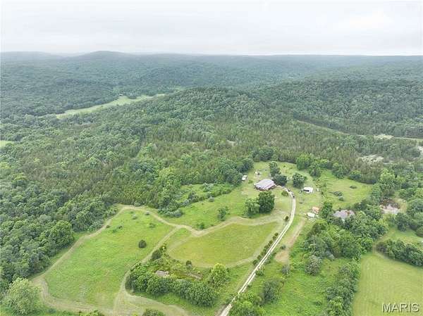 34.5 Acres of Recreational Land with Home for Sale in Middlebrook, Missouri