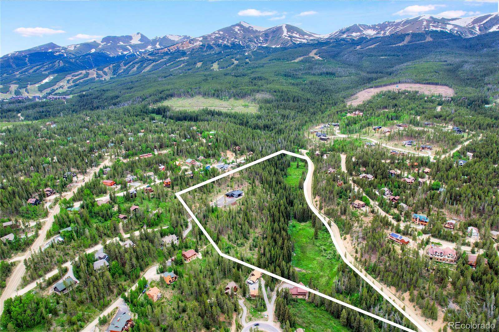 14.3 Acres of Land with Home for Sale in Breckenridge, Colorado
