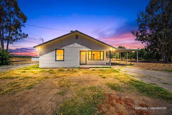 7.38 Acres of Land with Home for Sale in Corning, California