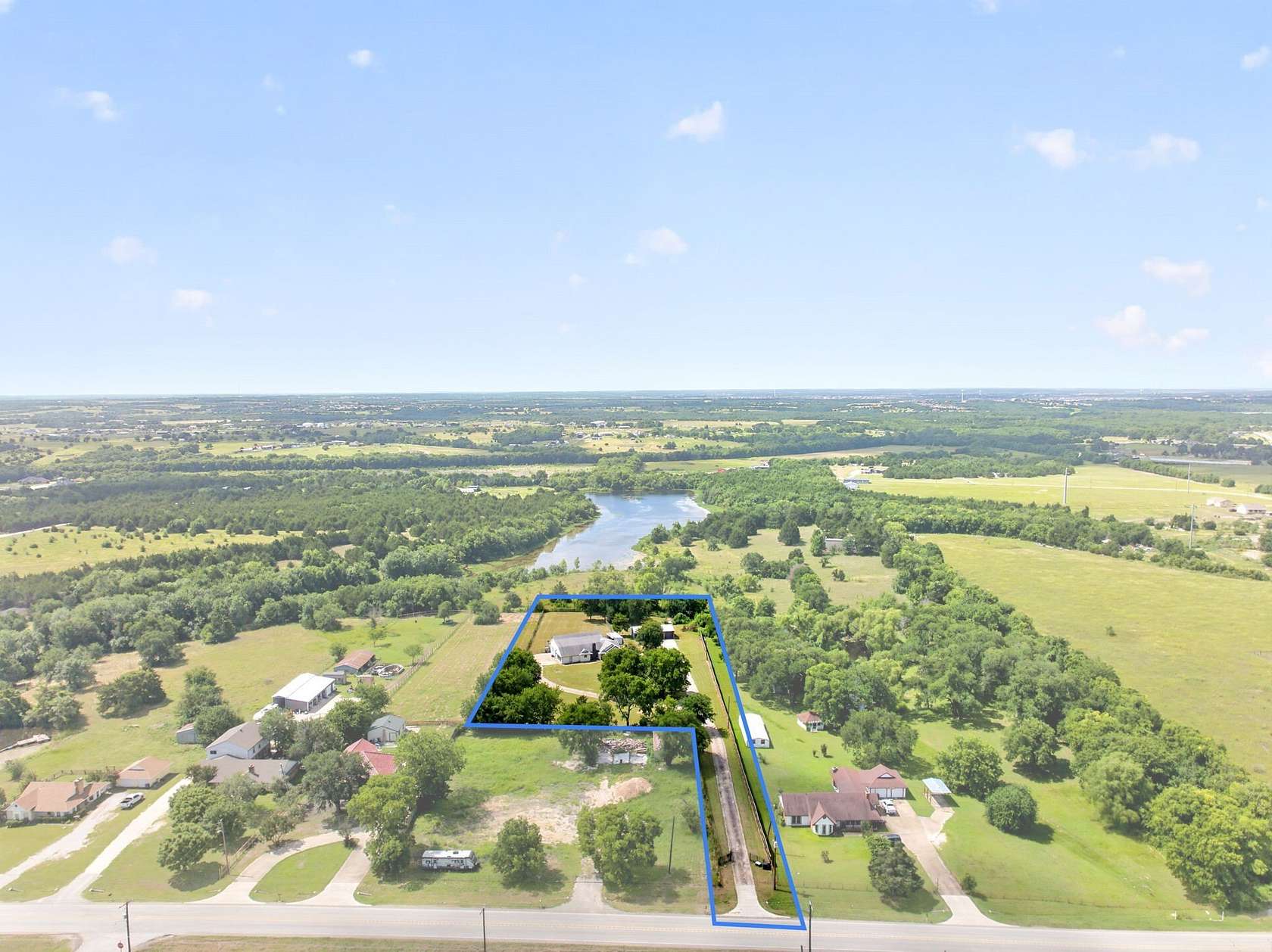 2 Acres of Land with Home for Sale in Farmersville, Texas