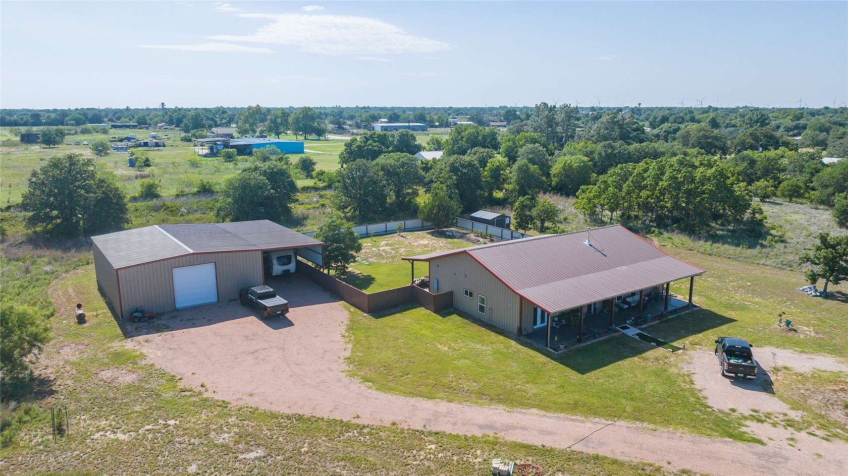 10 Acres of Land with Home for Sale in Clyde, Texas