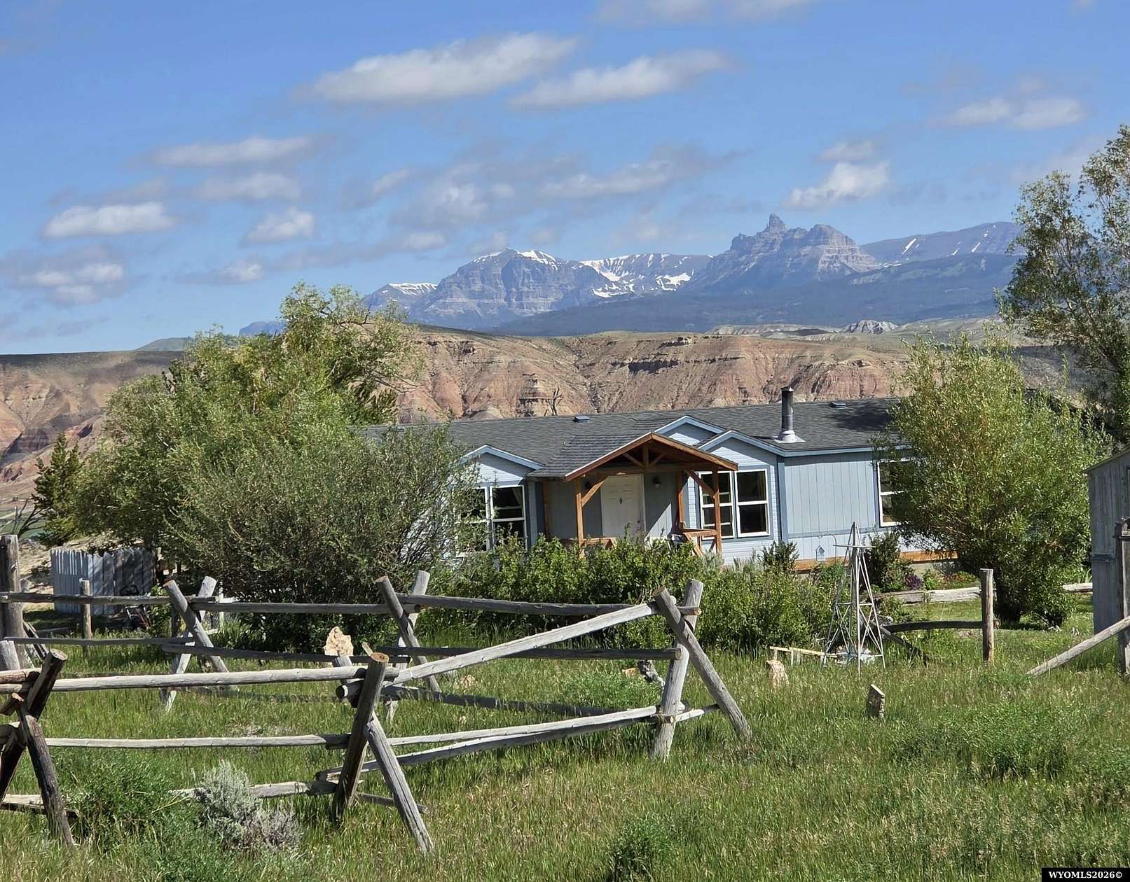 11.3 Acres of Land with Home for Sale in Dubois, Wyoming