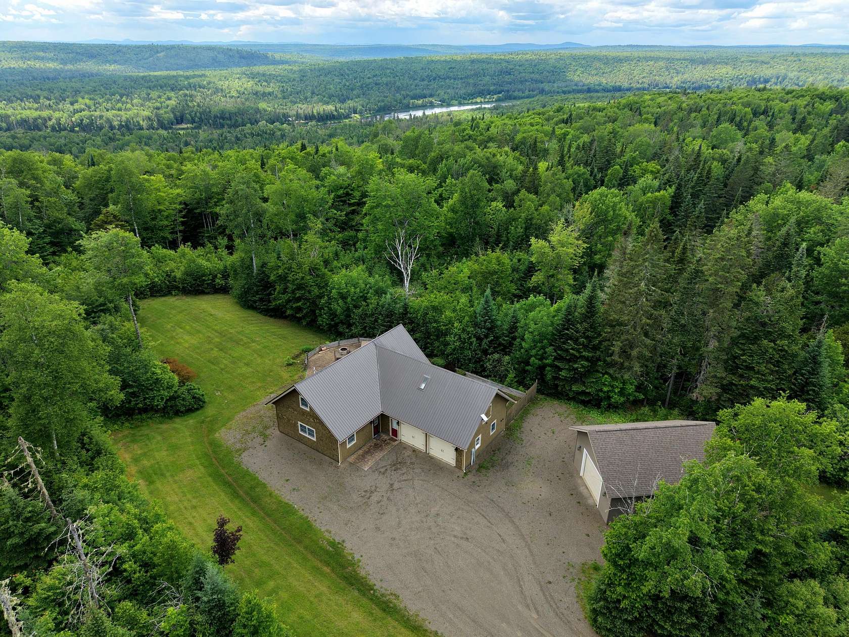 3 Acres of Land with Home for Sale in Castle Hill Town, Maine