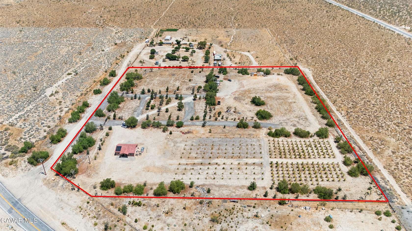 10 Acres of Land with Home for Sale in Littlerock, California
