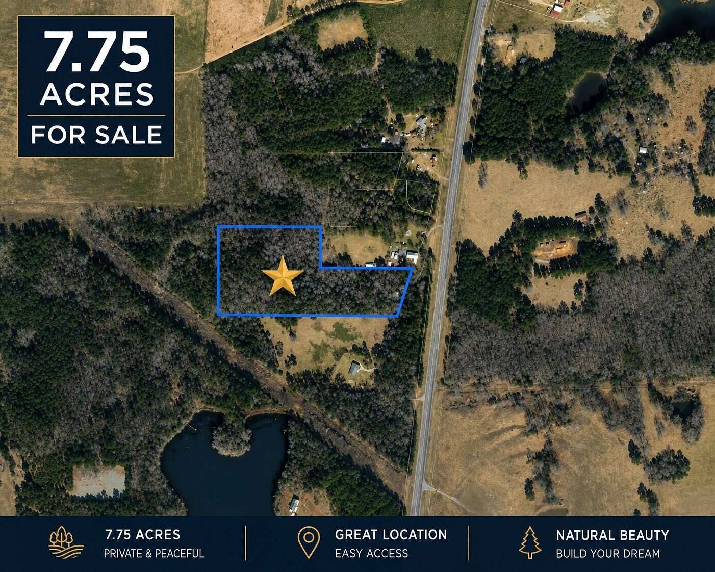 7.75 Acres of Residential Land for Sale in Marshall, Texas