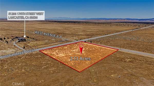 2.13 Acres of Land for Sale in Lancaster, California