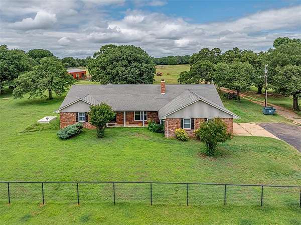 10 Acres of Land with Home for Sale in Chandler, Oklahoma