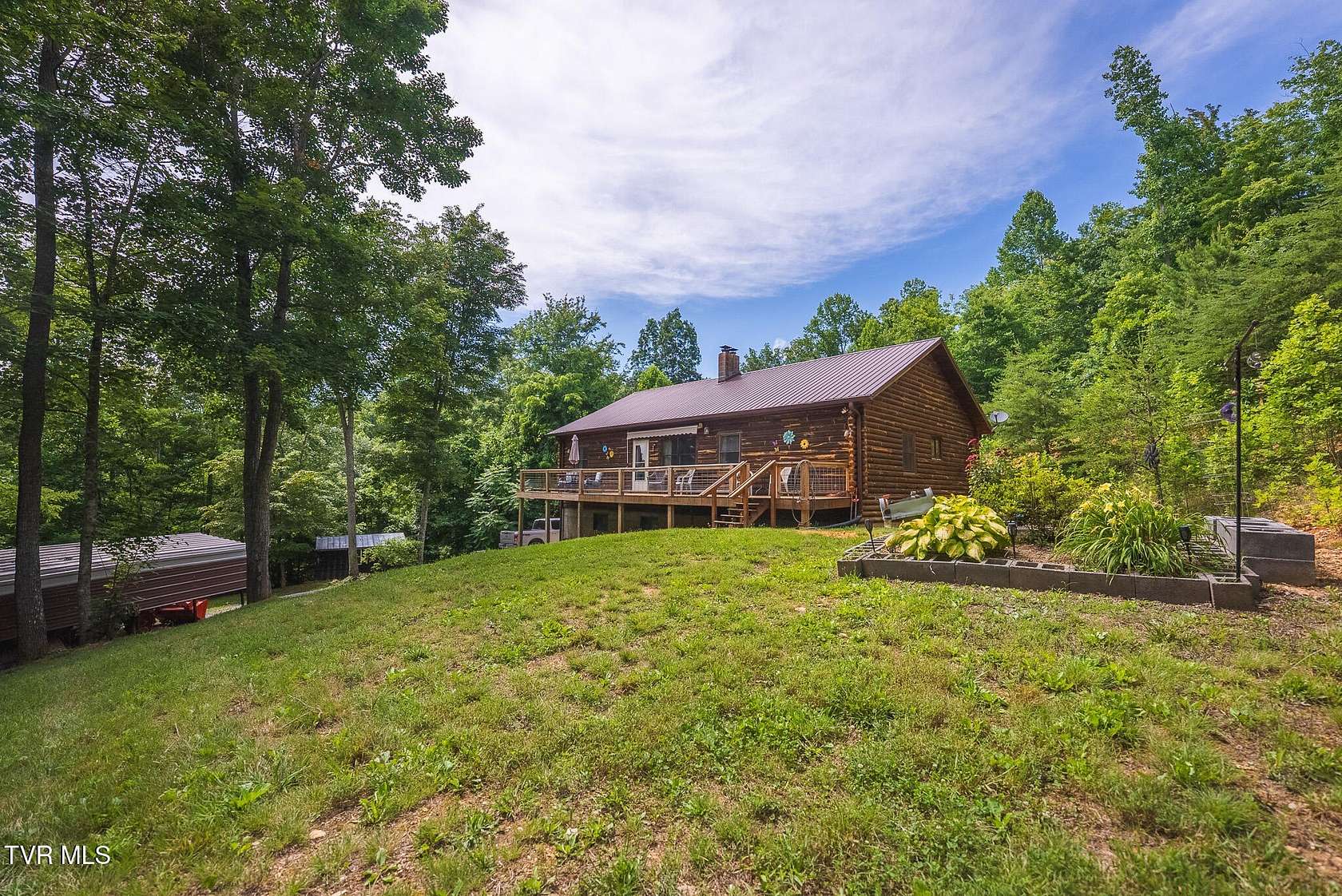 8.44 Acres of Land with Home for Sale in Thorn Hill, Tennessee