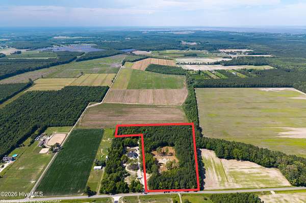 10.6 Acres of Recreational & Residential Land for Sale in Shawboro, North Carolina