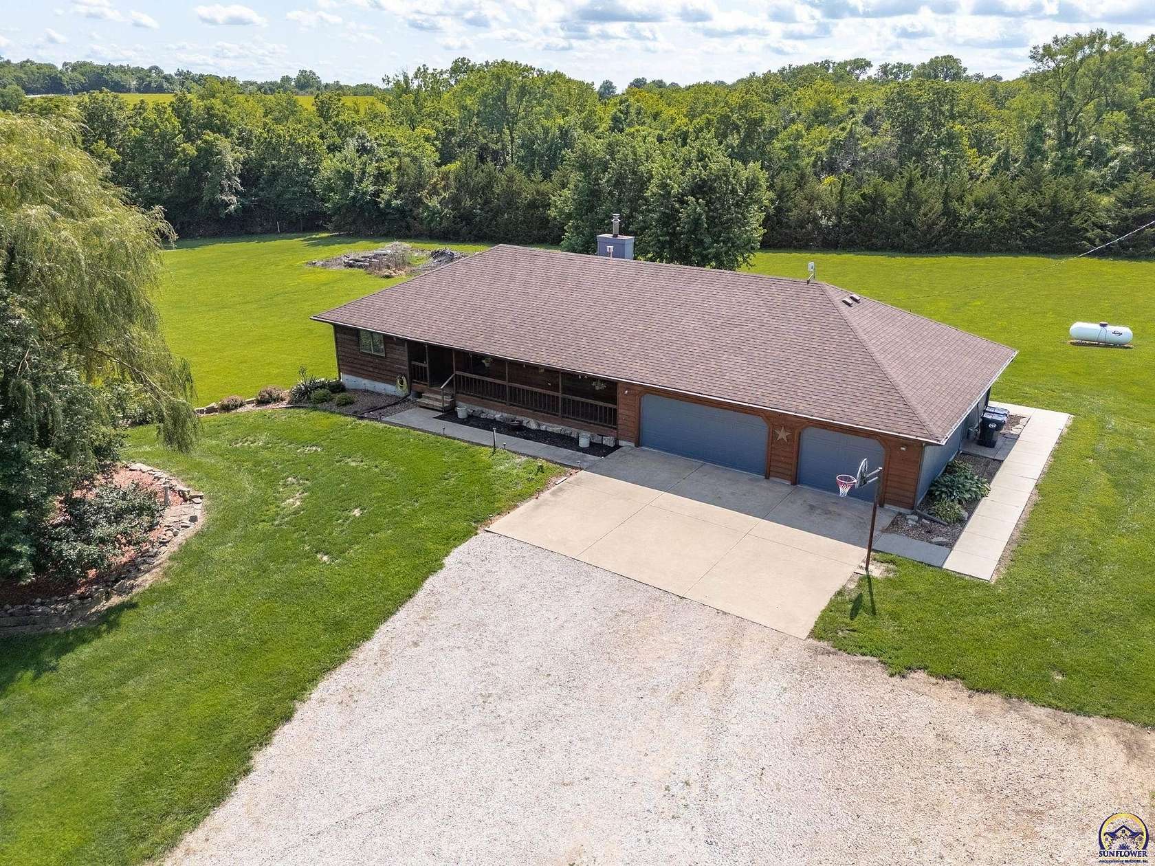 4.88 Acres of Land with Home for Sale in Topeka, Kansas