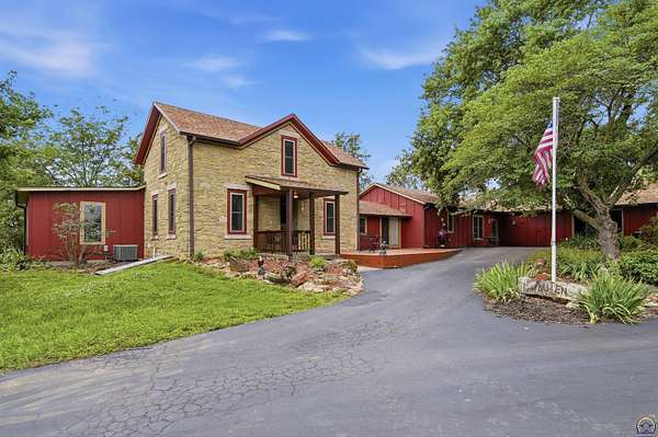 9.25 Acres of Land with Home for Sale in Maple Hill, Kansas
