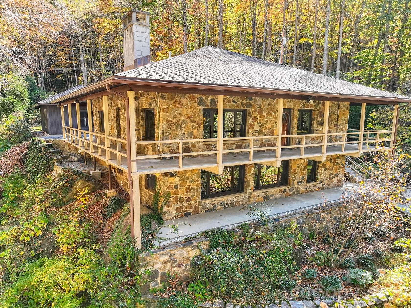 4.17 Acres of Land with Home for Sale in Burnsville, North Carolina