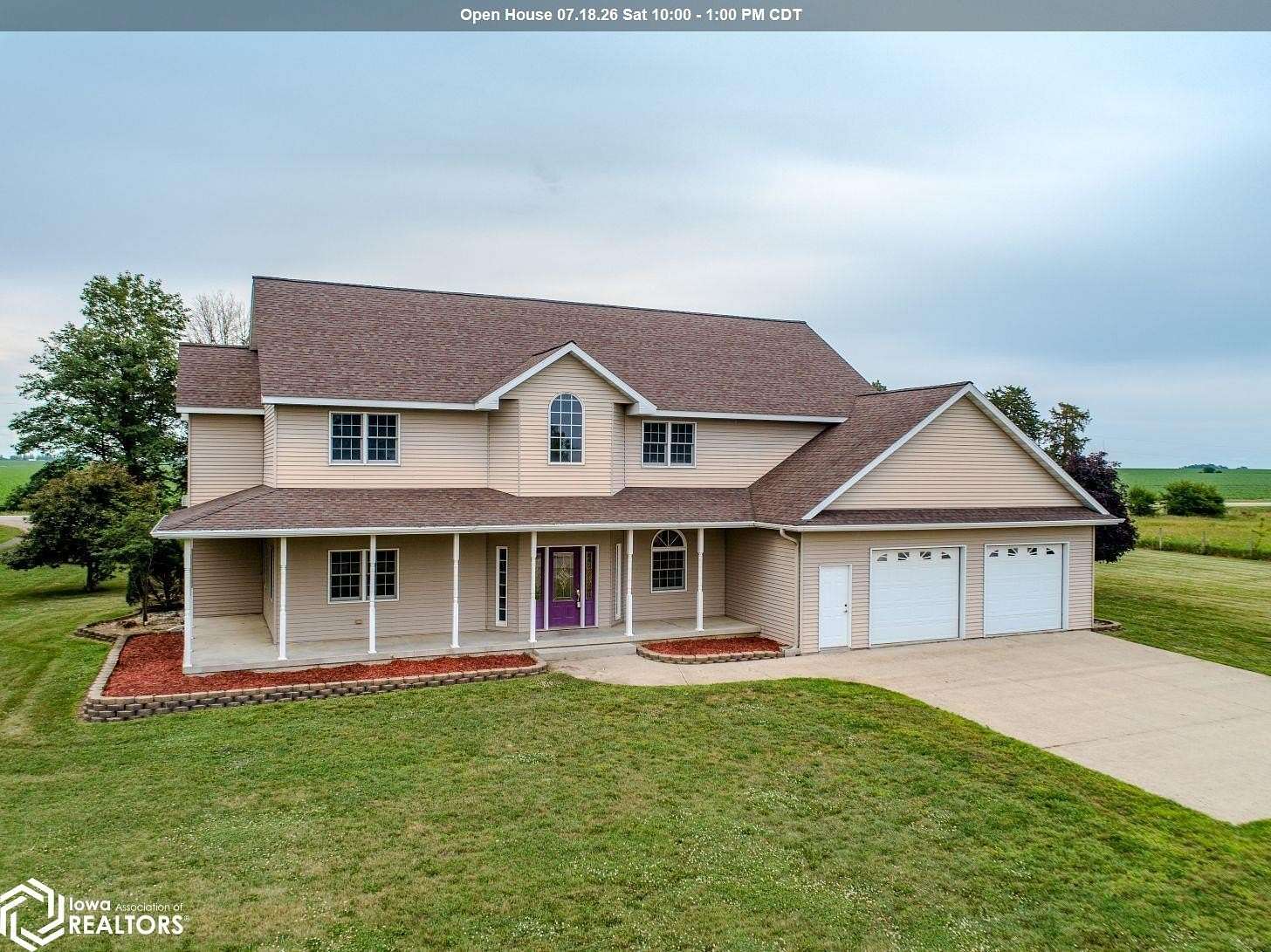9 Acres of Land with Home for Sale in Rockwell, Iowa