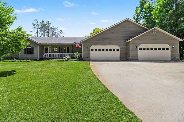 3.2 Acres of Land with Home for Sale in Evart, Michigan