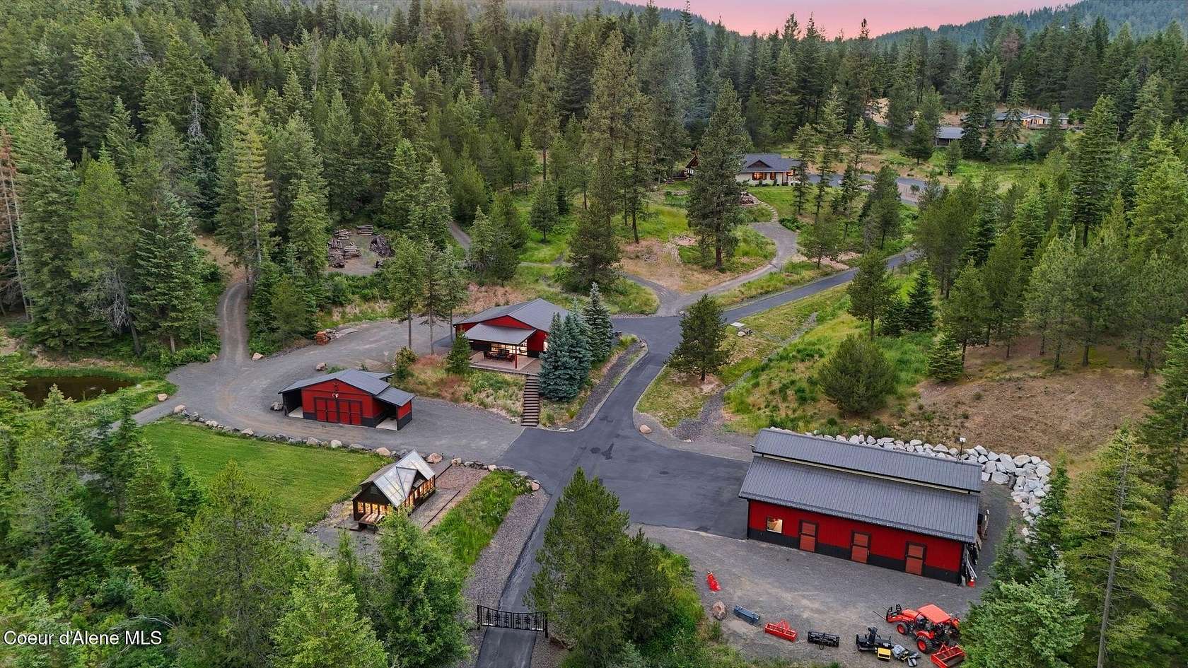 17.8 Acres of Land with Home for Sale in Coeur d'Alene, Idaho