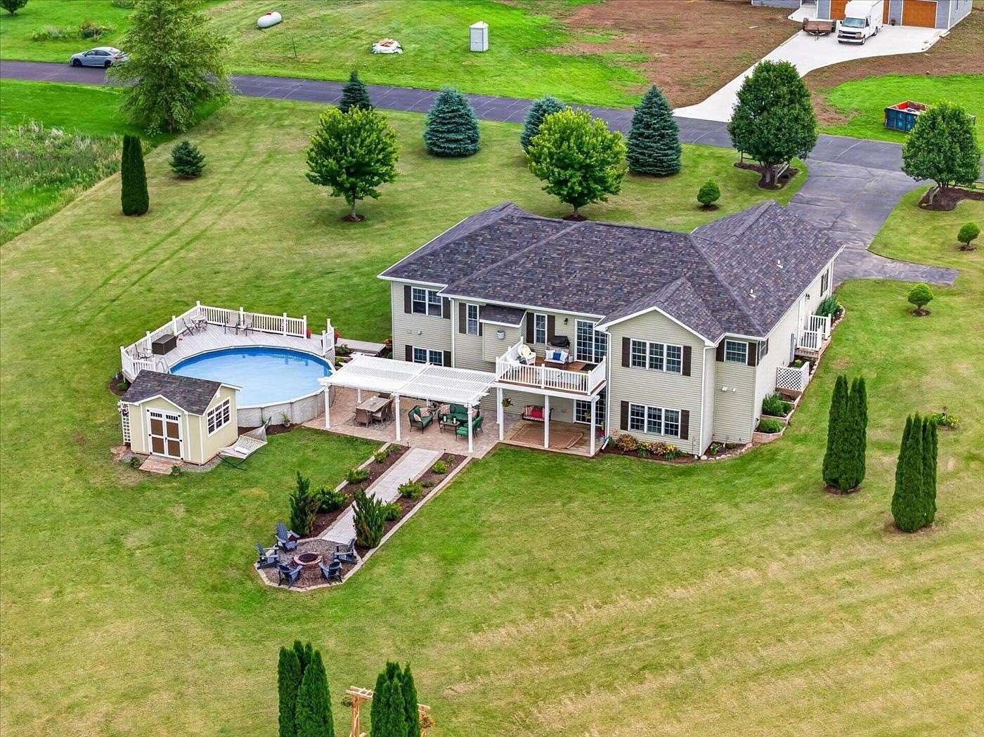 2.39 Acres of Land with Home for Sale in New Glarus, Wisconsin