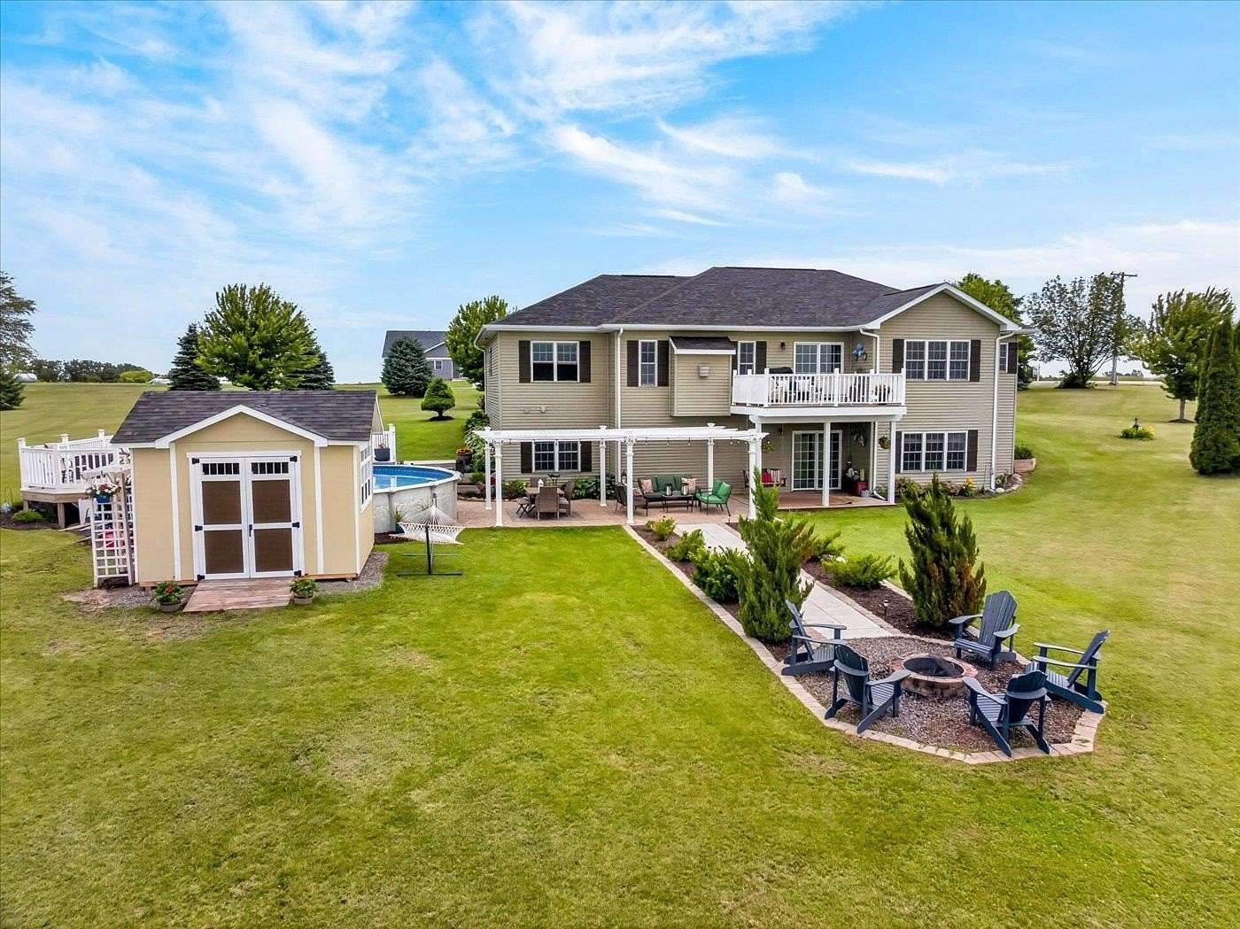 2.39 Acres of Land with Home for Sale in New Glarus, Wisconsin