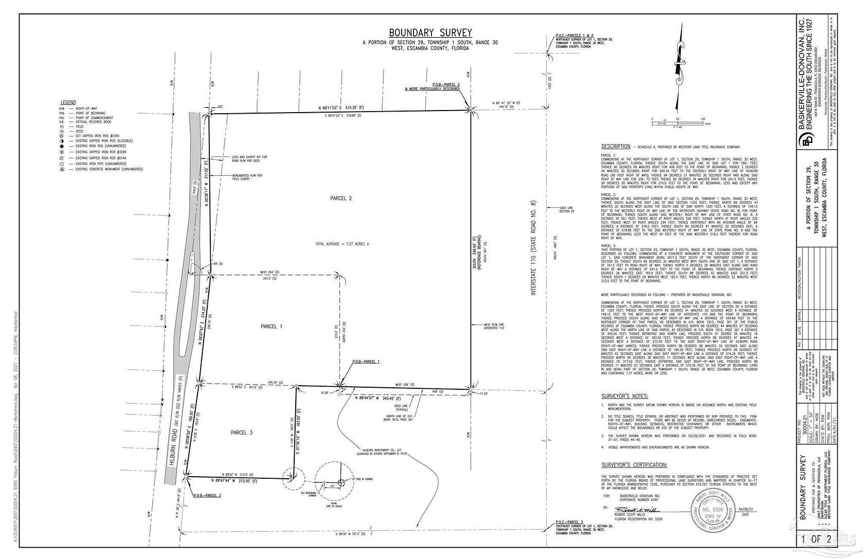 7.32 Acres of Land for Sale in Pensacola, Florida