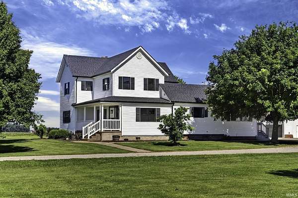 4.75 Acres of Land with Home for Sale in Ossian, Indiana