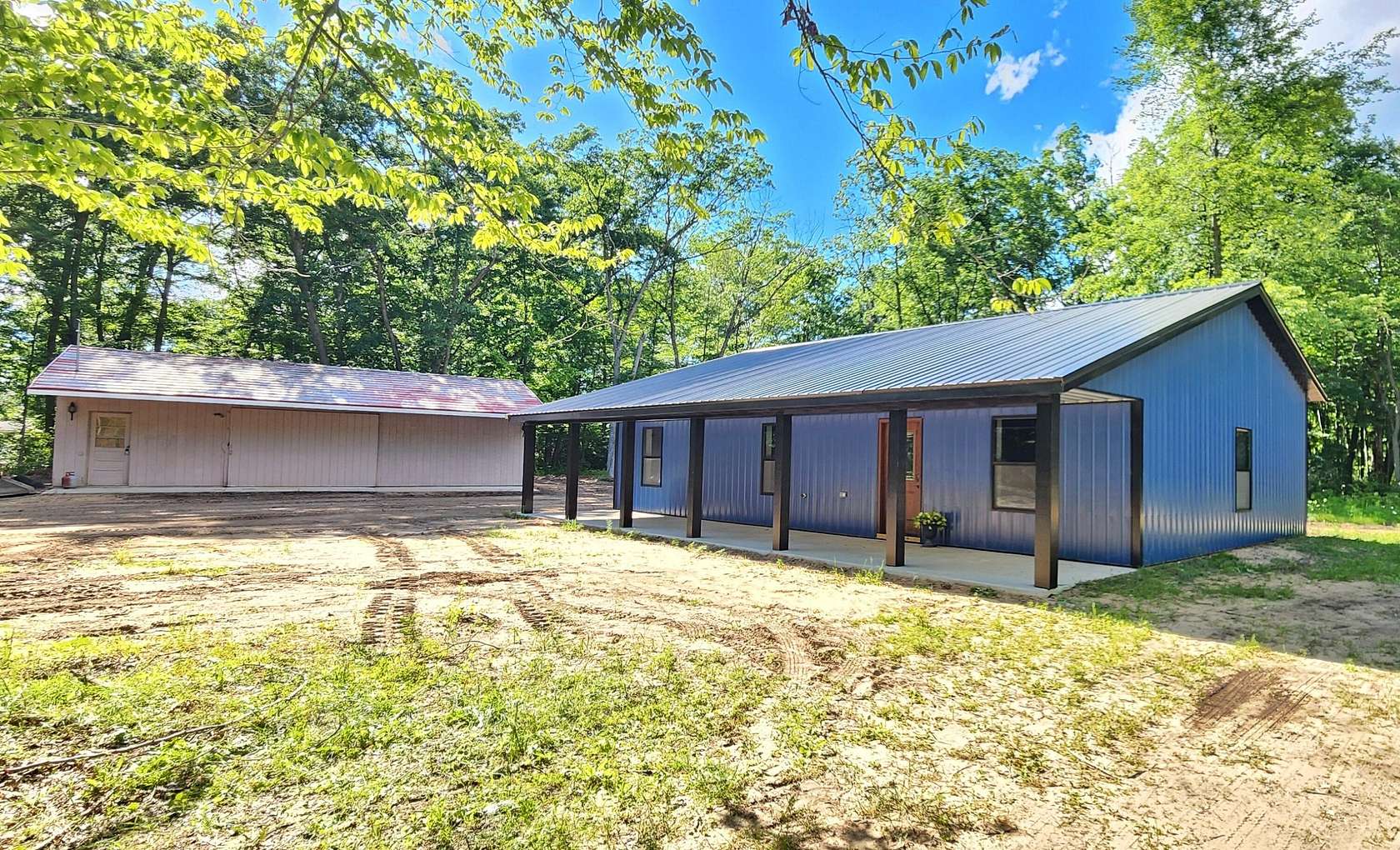 2.76 Acres of Land with Home for Sale in White Cloud, Michigan