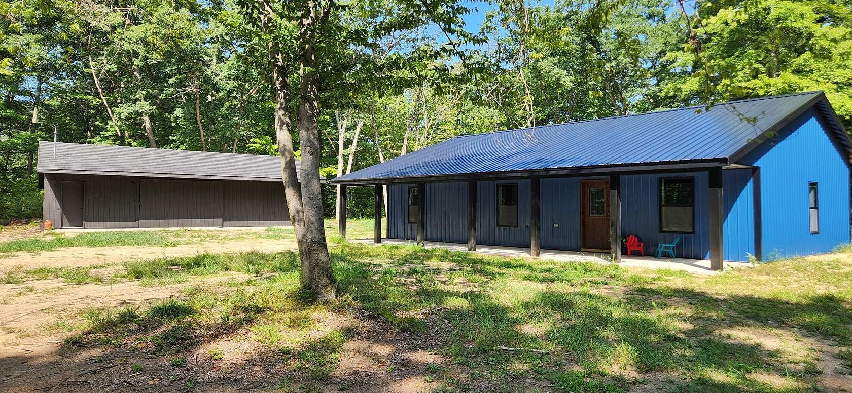2.76 Acres of Land with Home for Sale in White Cloud, Michigan