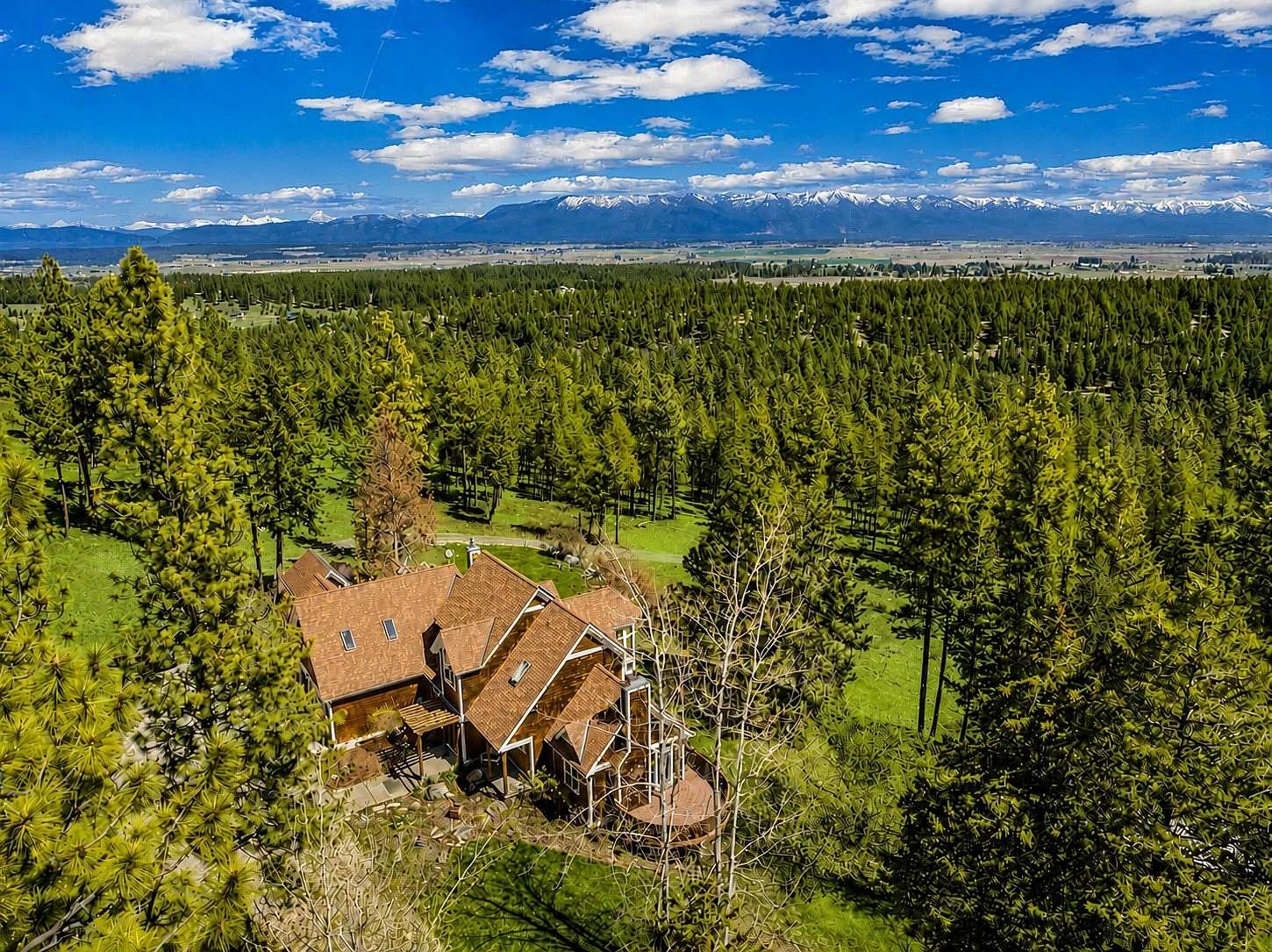15.2 Acres of Land with Home for Sale in Kalispell, Montana